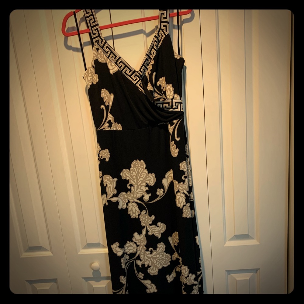 Apt 9 Floral & Greek Print Maxi Dress